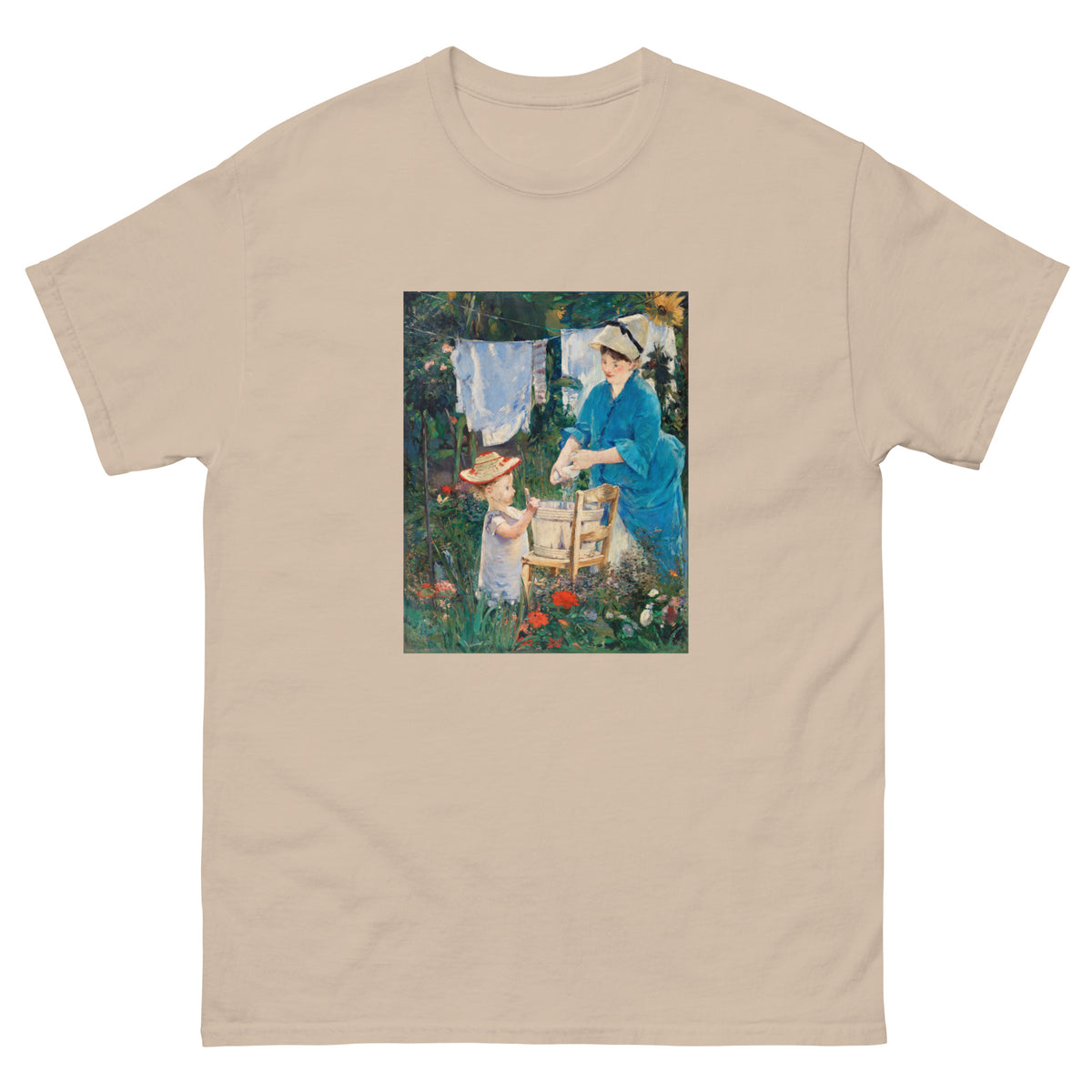 Sand T-shirt Laundry Le Linge Painting In High Resolution Essential