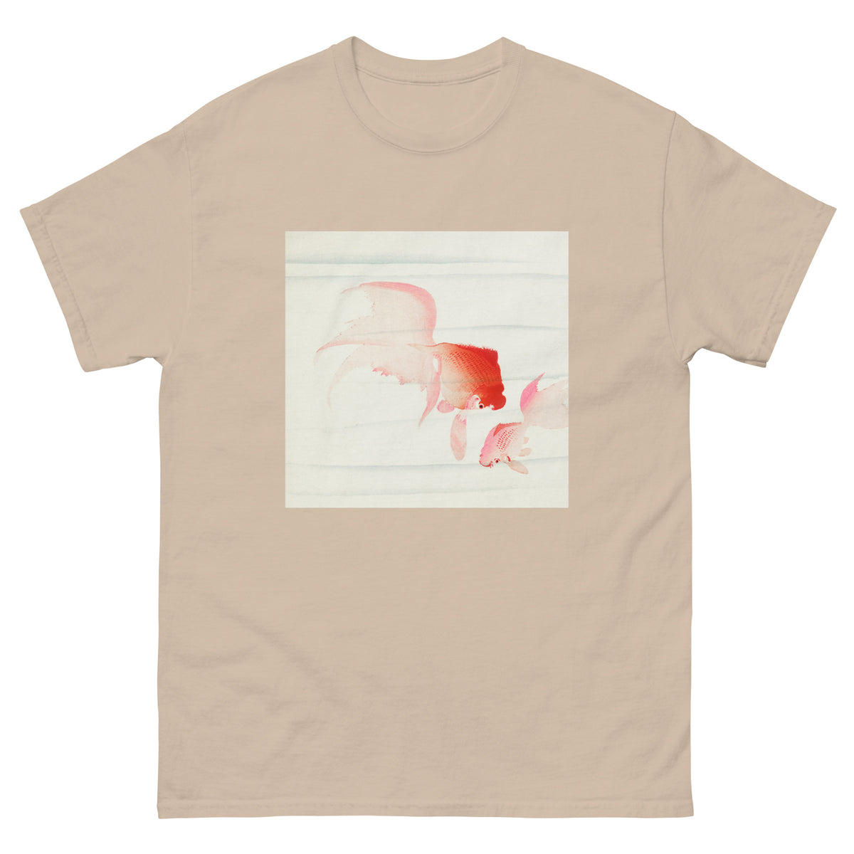 Sand T-shirt Gold Fish - Ohara Koson 1900 Essential