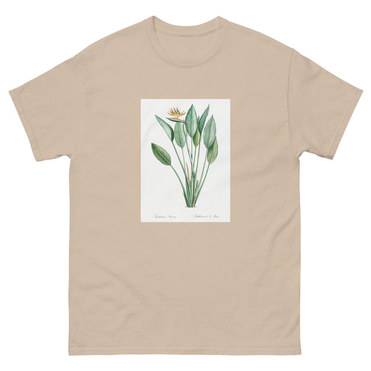 Sand T-shirt Bird Of Paradise Illustration II Essential
