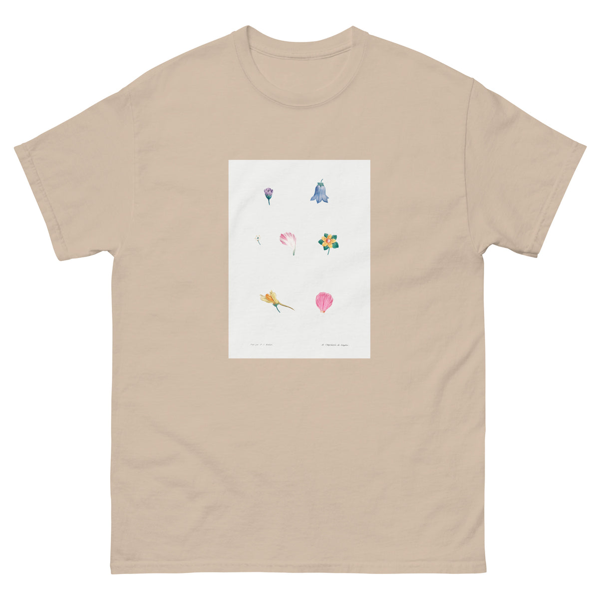 Sand T-shirt Flower Set Redoute 1759 II Essential