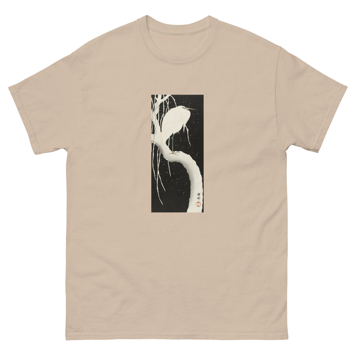 Sand T-shirt Heron In Snow Essential