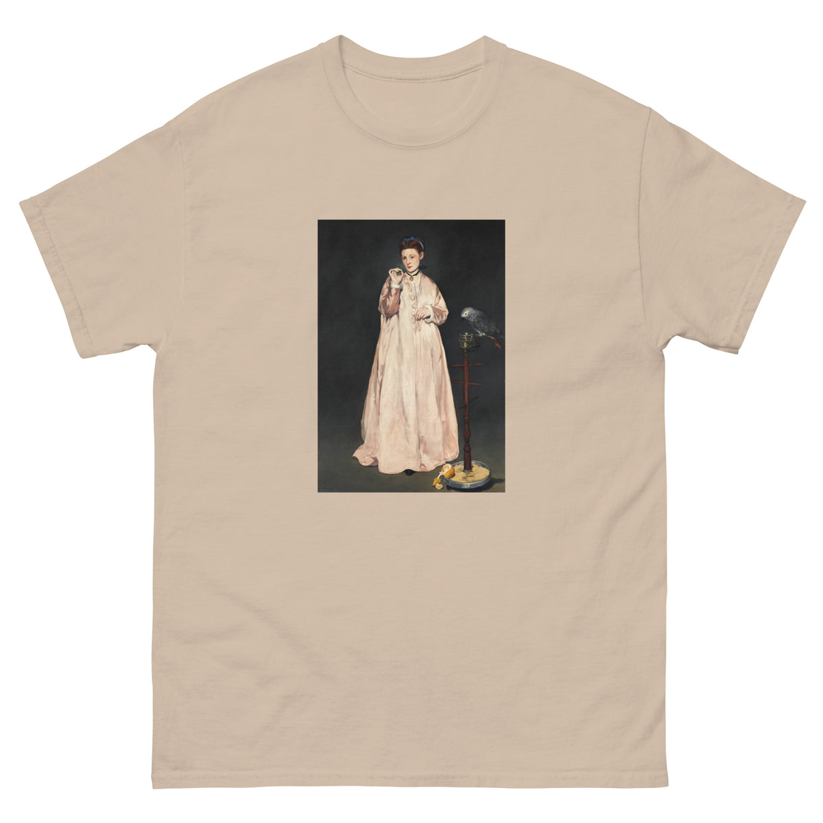 Sand T-shirt Young Lady In 1866 Painting In High Resolution Essential