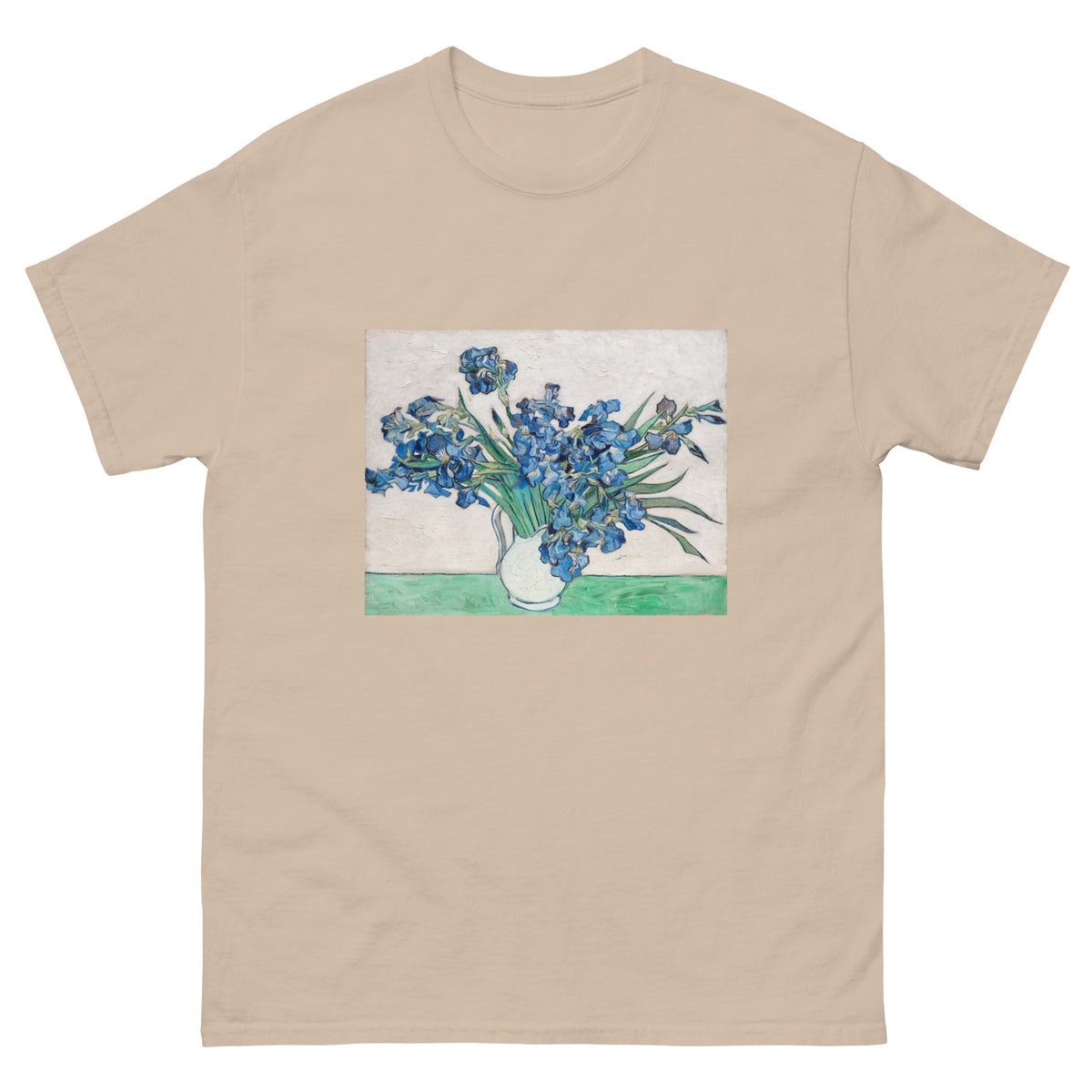Sand T-shirt Vincent Van Gogh S Irises Essential