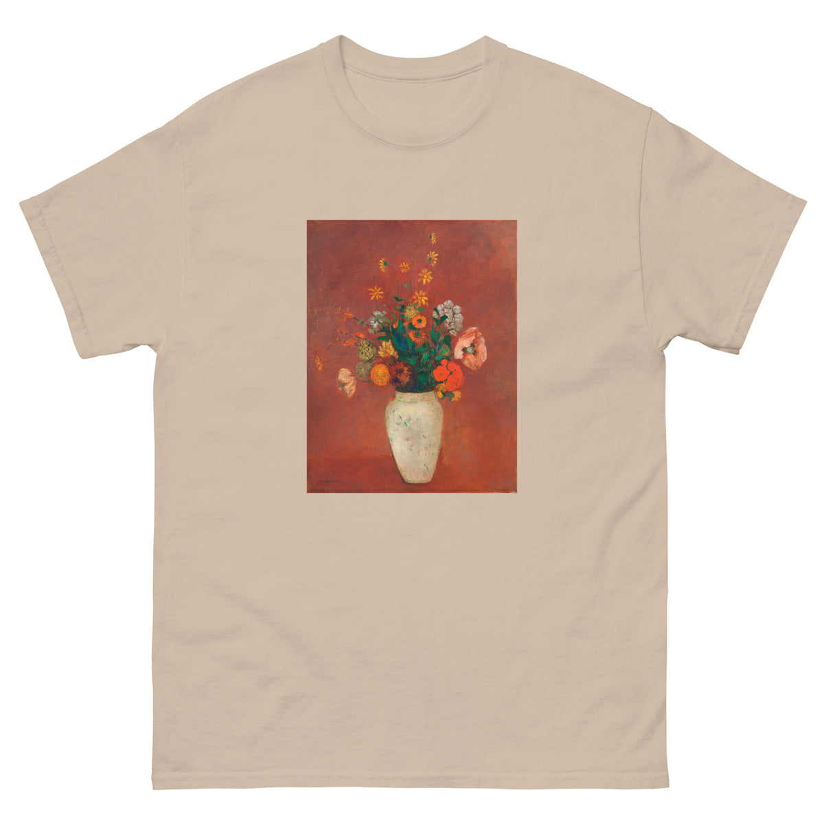 Sand T-shirt Bouquet In A Chinese Vase 1912 1914 Essential