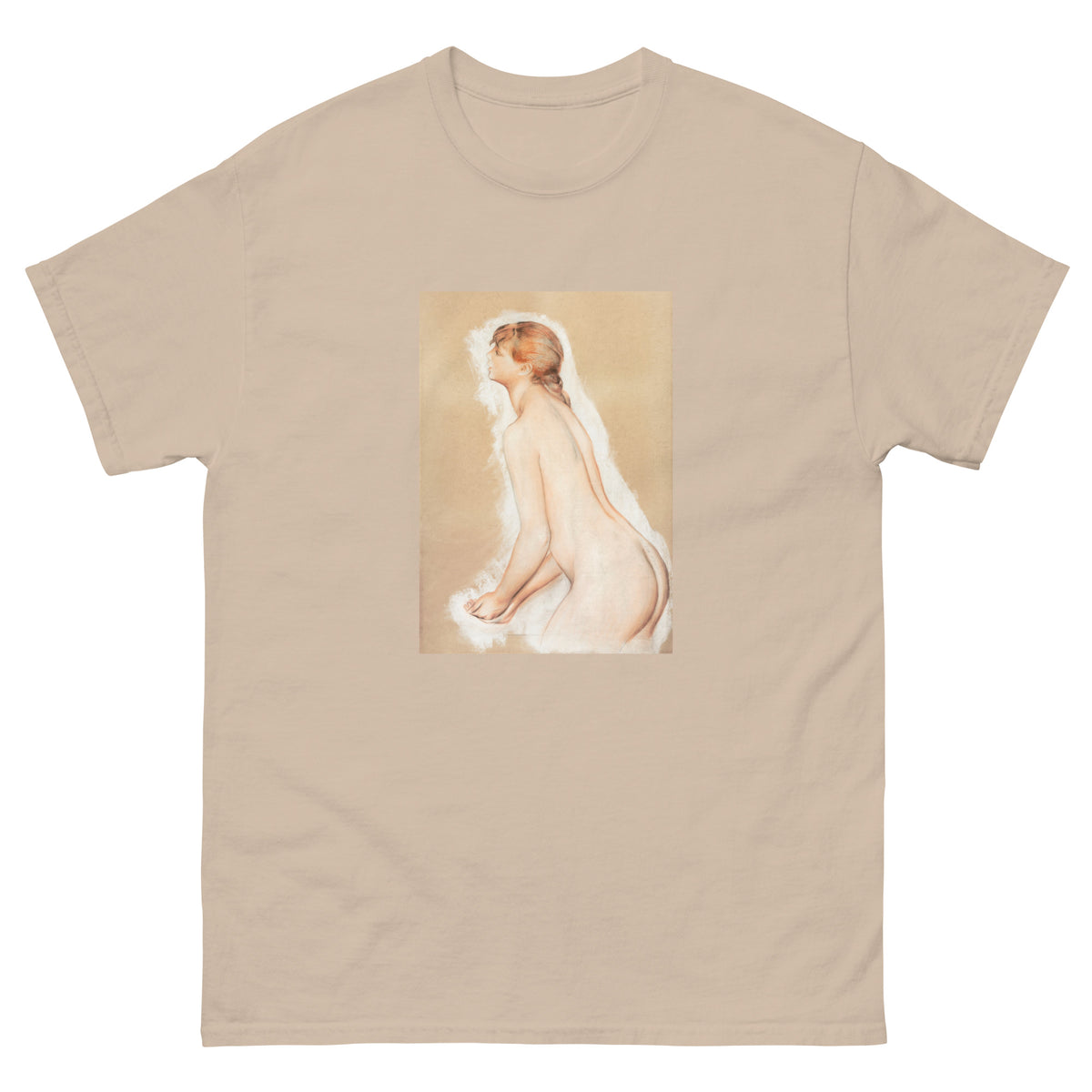 Sand T-shirt Splashing Figure Study For The Large Bathers Essential