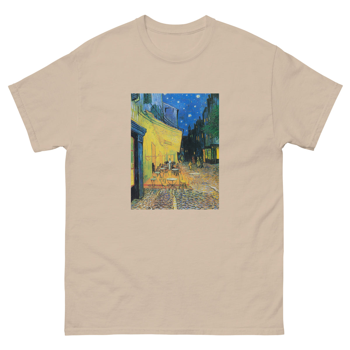 Sand T-shirt Vincent Van Gogh S Cafe Terrace At Night Famous Painting Essential