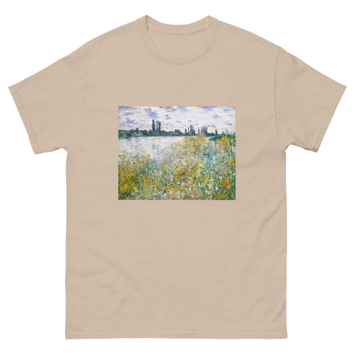 Sand T-shirt Icirc Le Aux Fleurs Near Vetheuil Essential