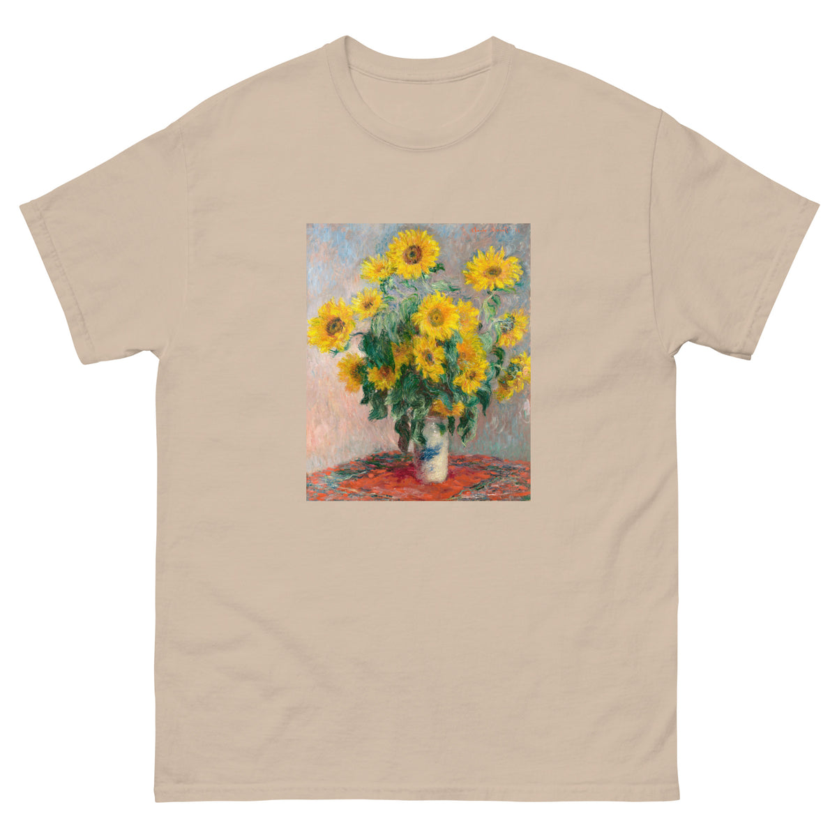 Sand T-shirt Bouquet Of Sunflowers Essential