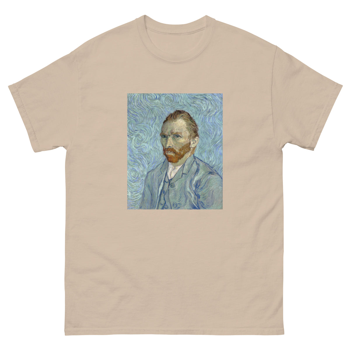 Sand T-shirt Vincent Van Gogh S Self-Portrait Famous Painting Essential