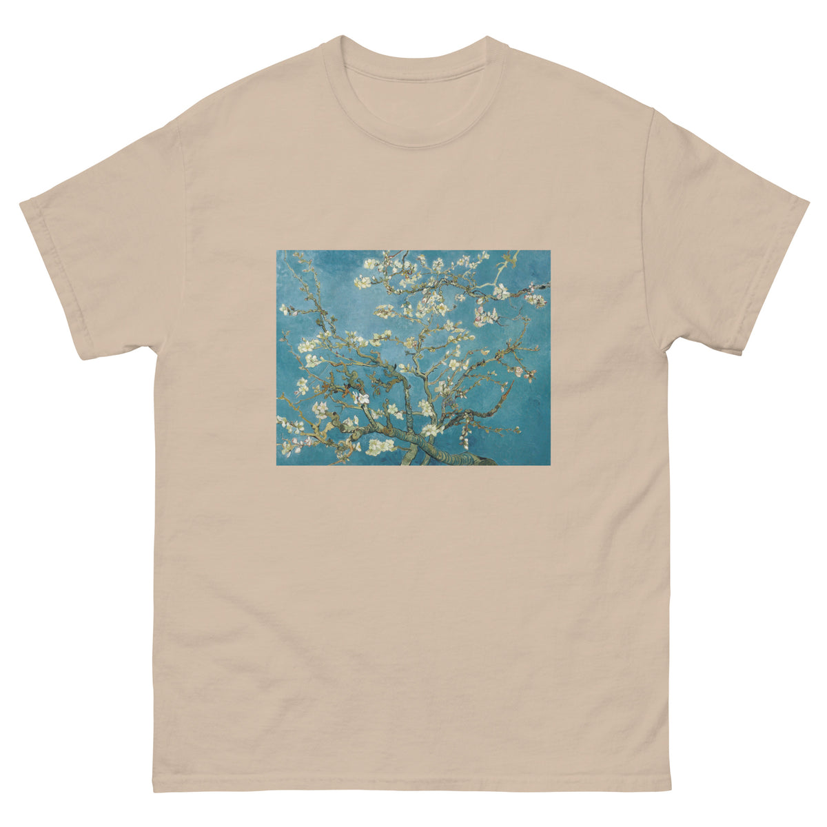 Sand T-shirt Vincent Van Gogh S Almond Blossom Famous Painting Essential