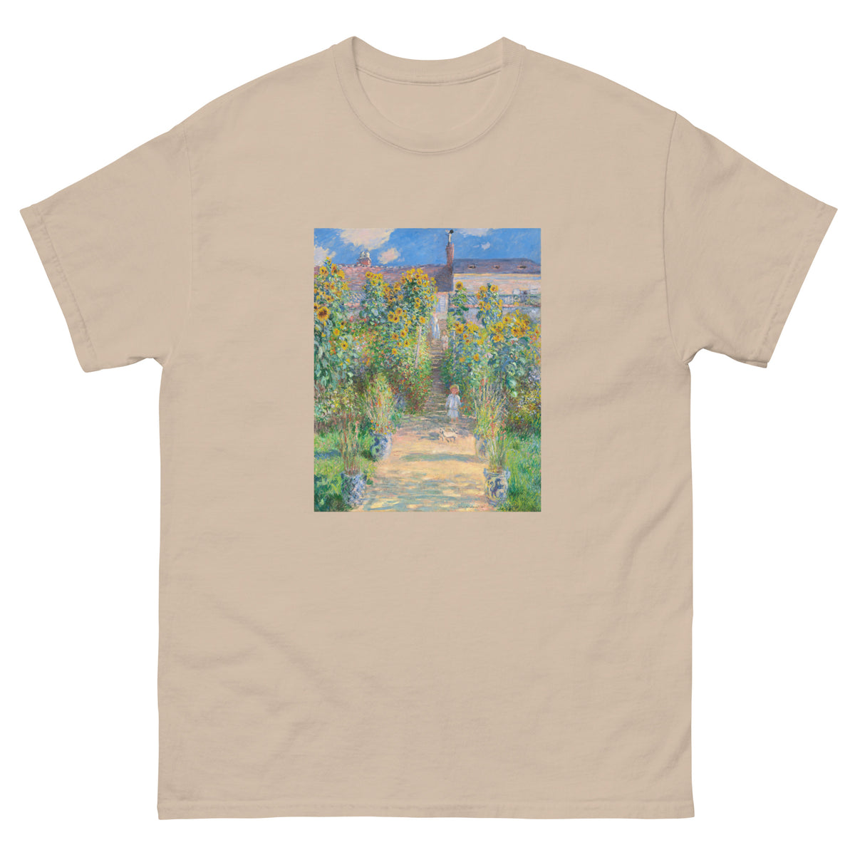 Sand T-shirt The Artist S Garden At Vetheuil Essential