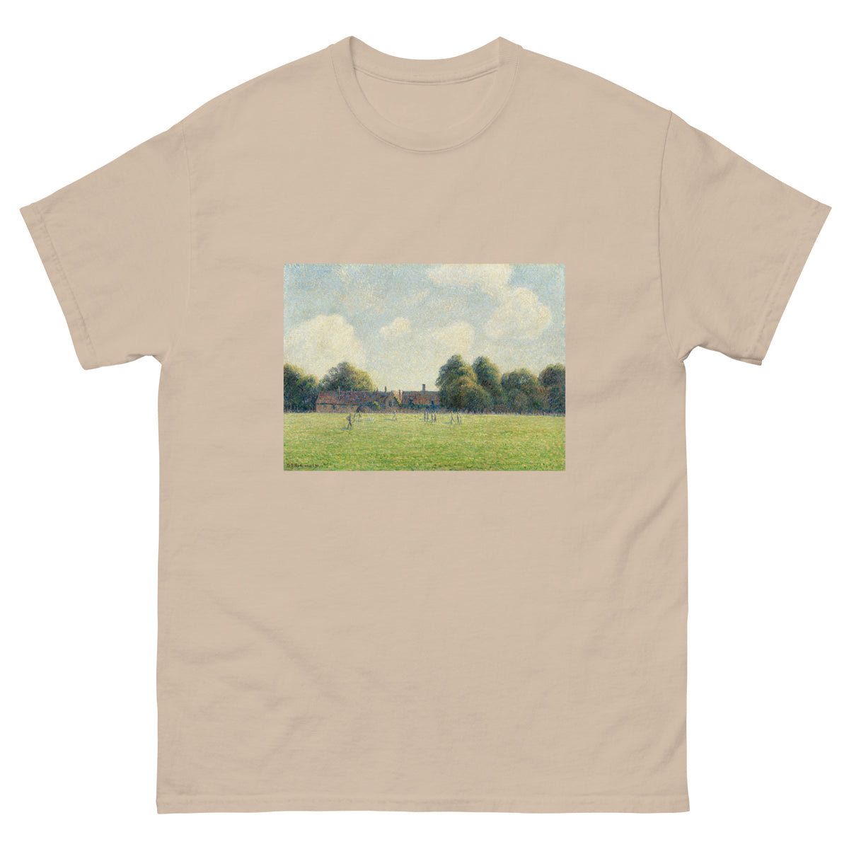 Sand T-shirt Hampton Court Green Essential