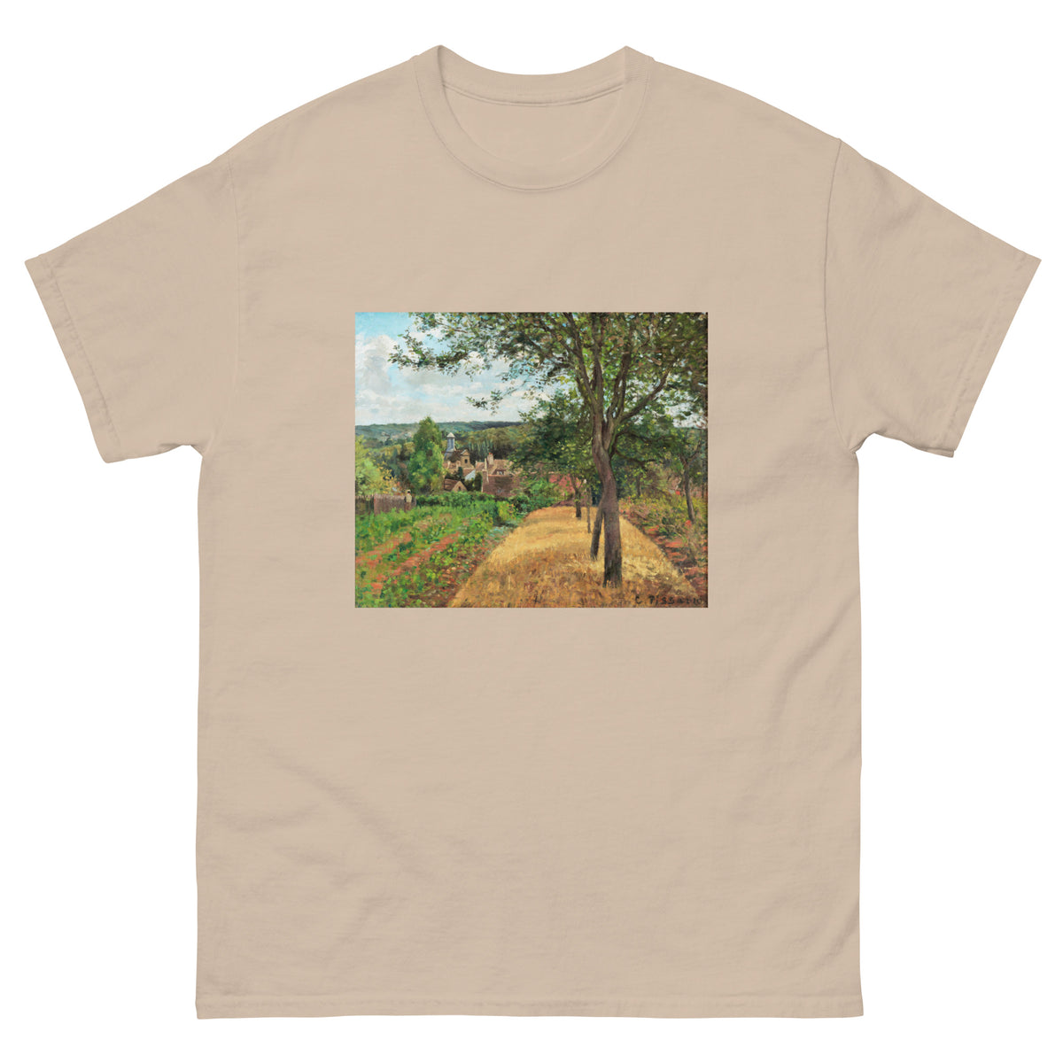 Sand T-shirt Orchards At Louveciennes Painting In High Resolution Essential