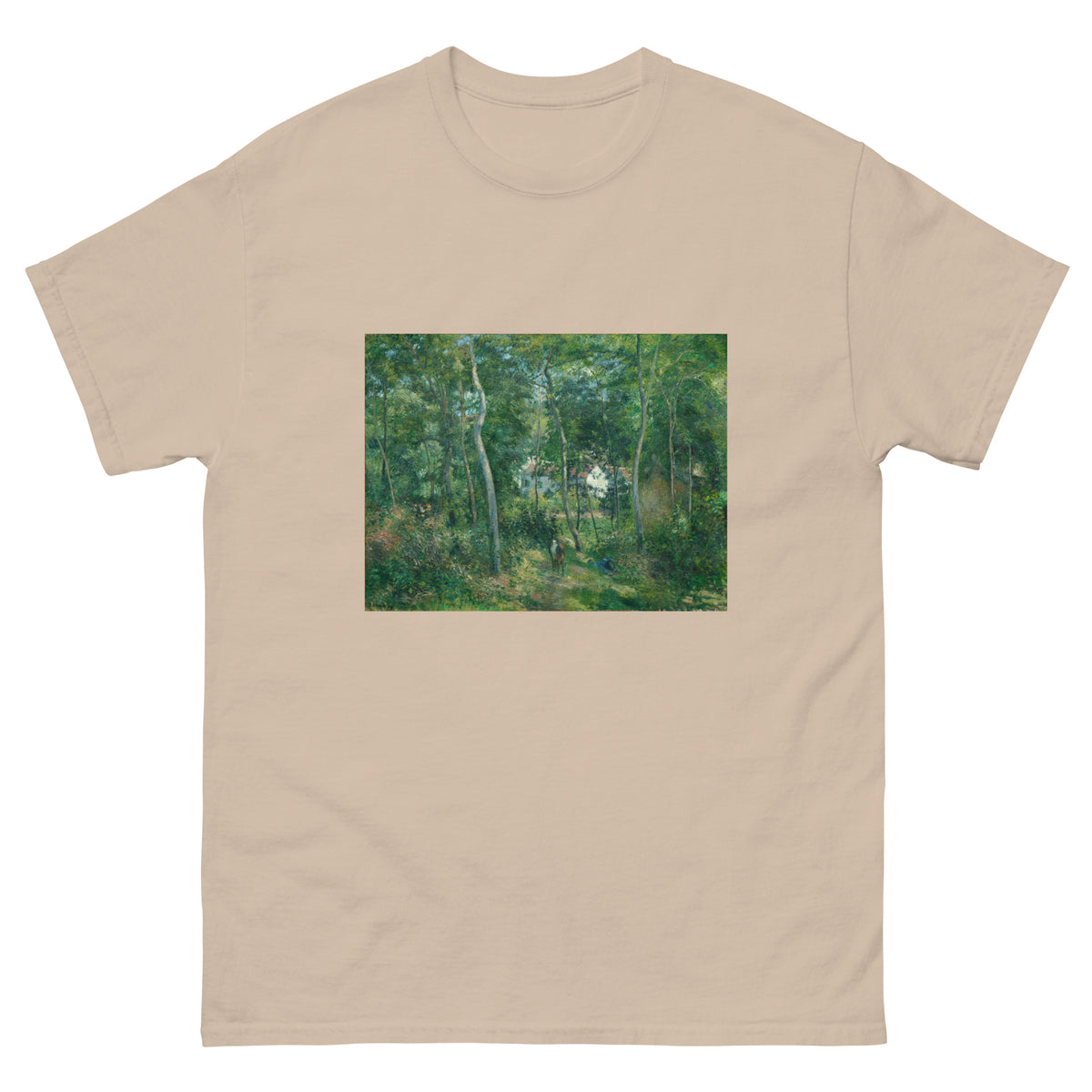 Sand T-shirt Edge Of The Woods Near L Hermitage Pontoise Essential