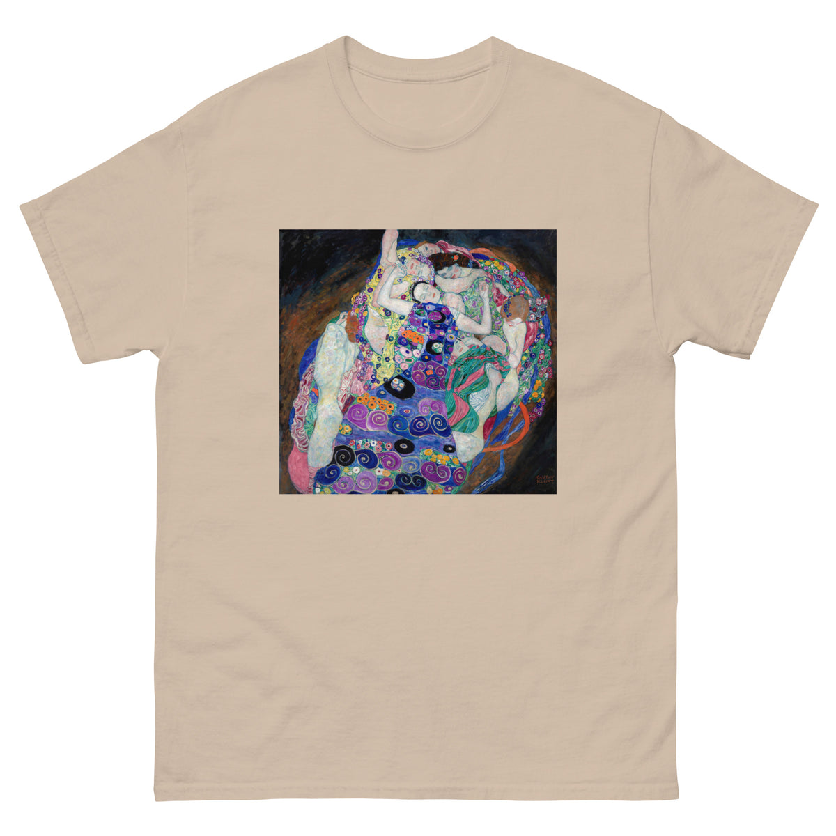 Sand T-shirt Gustav Klimt The Virgin Famous Painting Essential