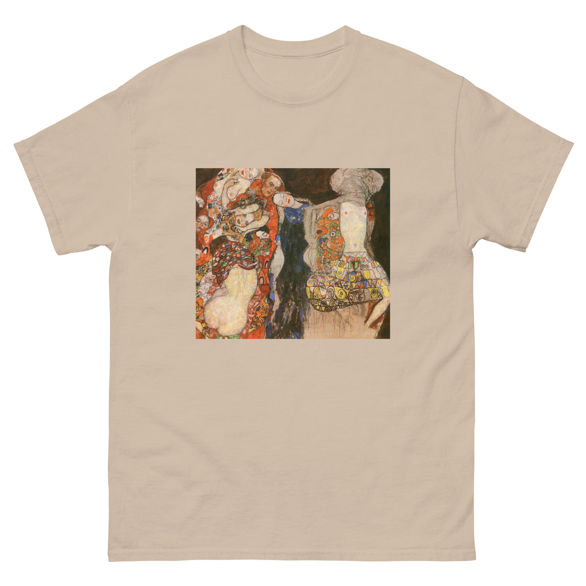 Sand T-shirt Gustav Klimt The Bride Famous Painting Essential
