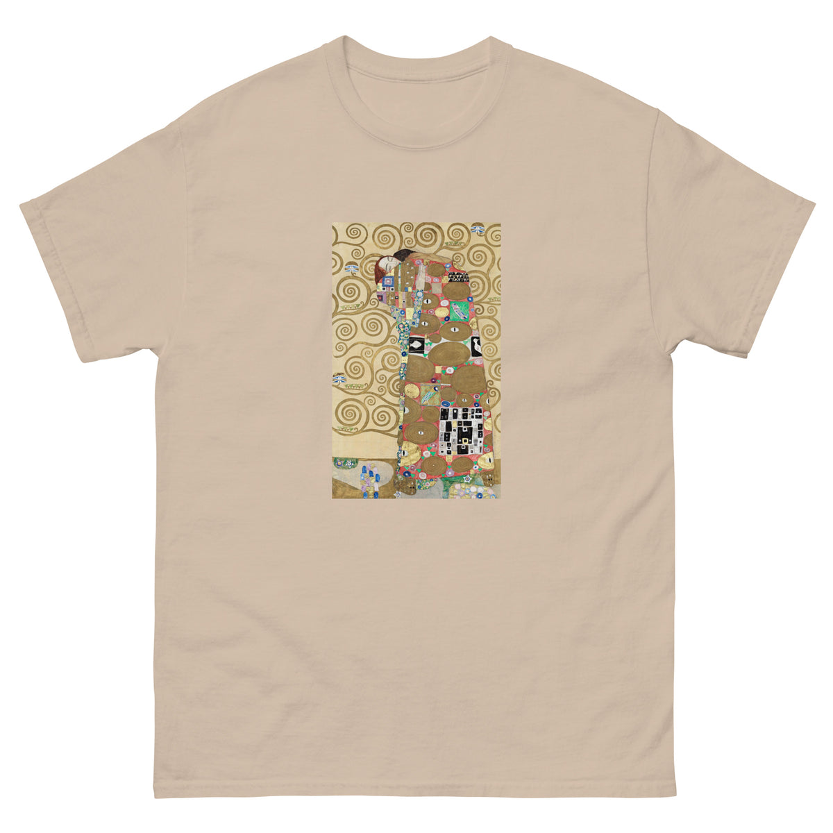Sand T-shirt Gustav Klimt Fulfillment Famous Painting Essential