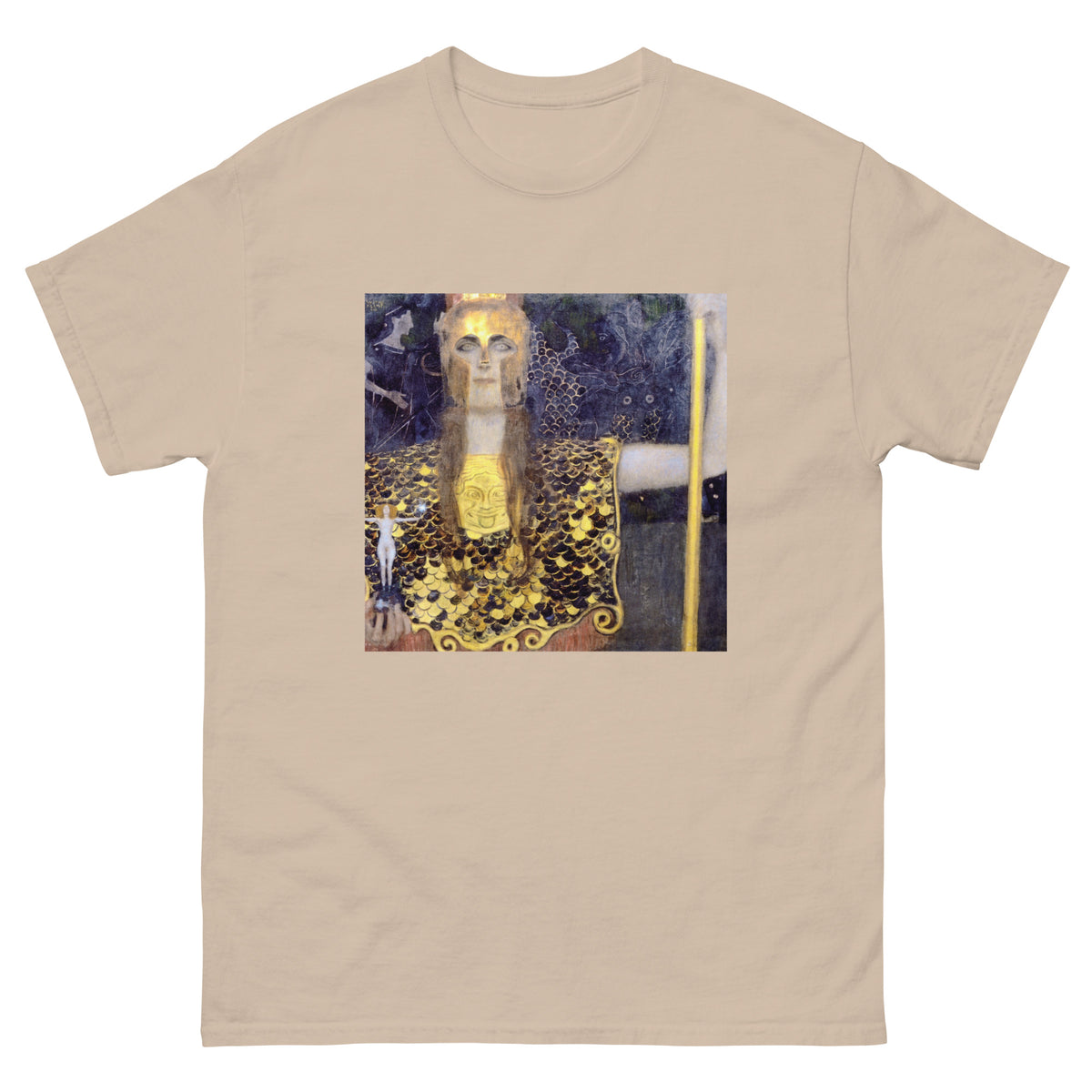 Sand T-shirt Gustav Klimt Pallas Athena Famous Painting Essential