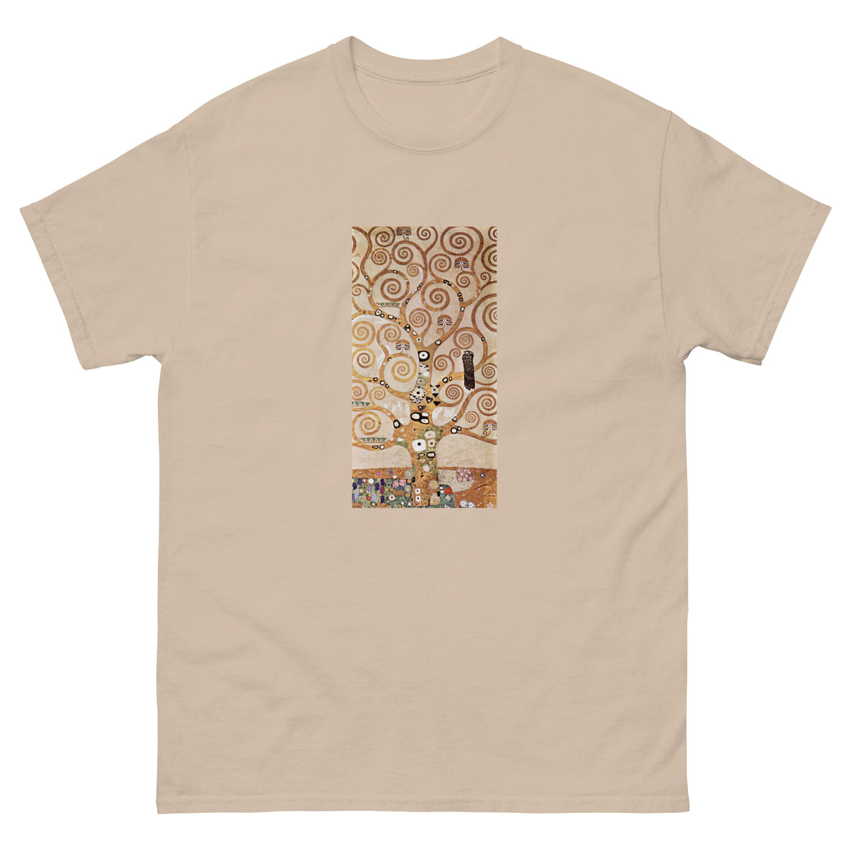 Sand T-shirt Gustav Klimt L Arbre De Vie Famous Painting Essential