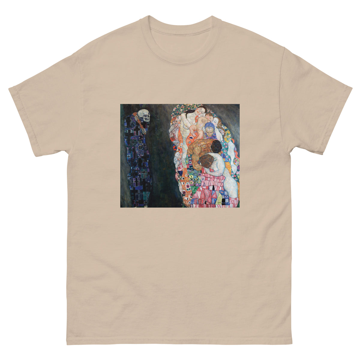 Sand T-shirt Gustav Klimt Death And Life Famous Painting Essential