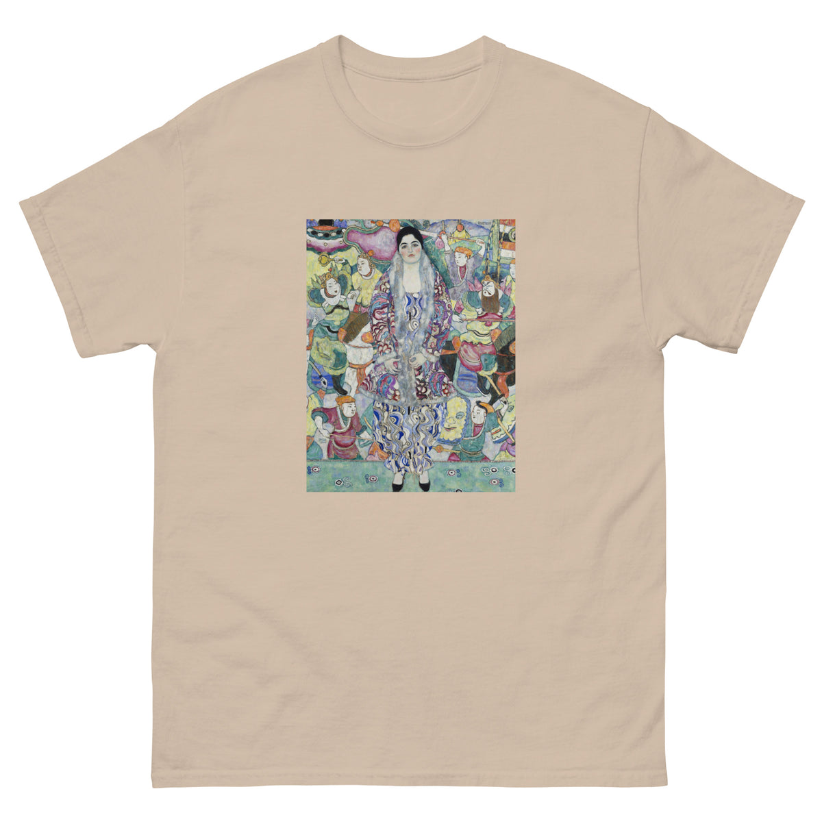 Sand T-shirt Gustav Klimt Portrait Of Friederike Maria Beer Famous Painting Essential