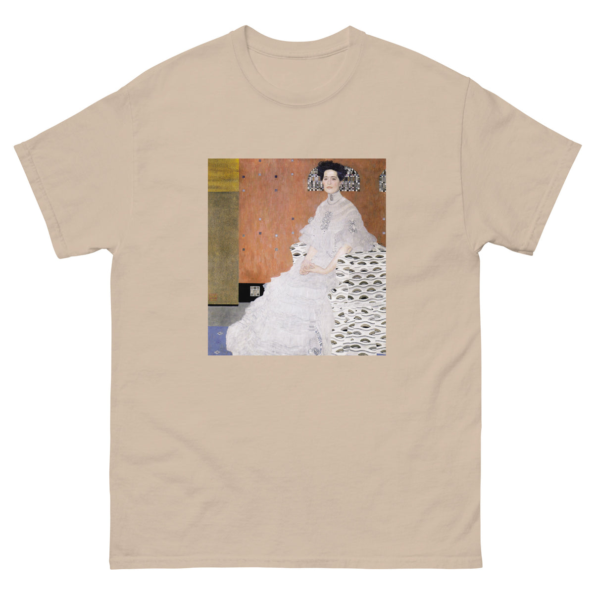 Sand T-shirt Gustav Klimt Bildnis Fritza Riedler Famous Painting Essential