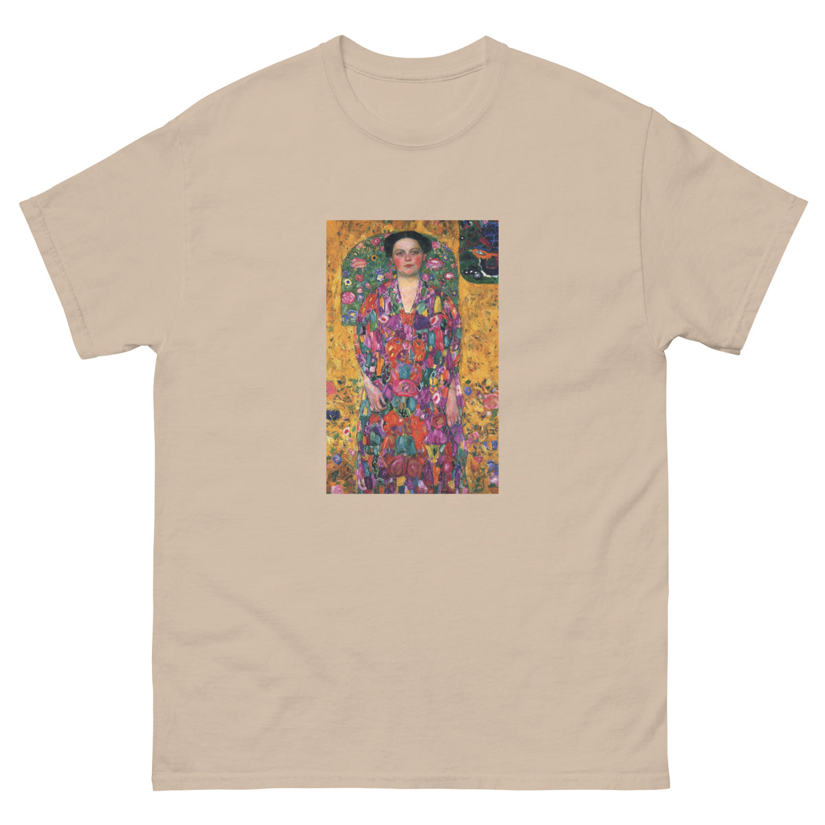 Sand T-shirt Gustav Klimt Portrait Of Eugenia Primavesi Famous Painting Essential