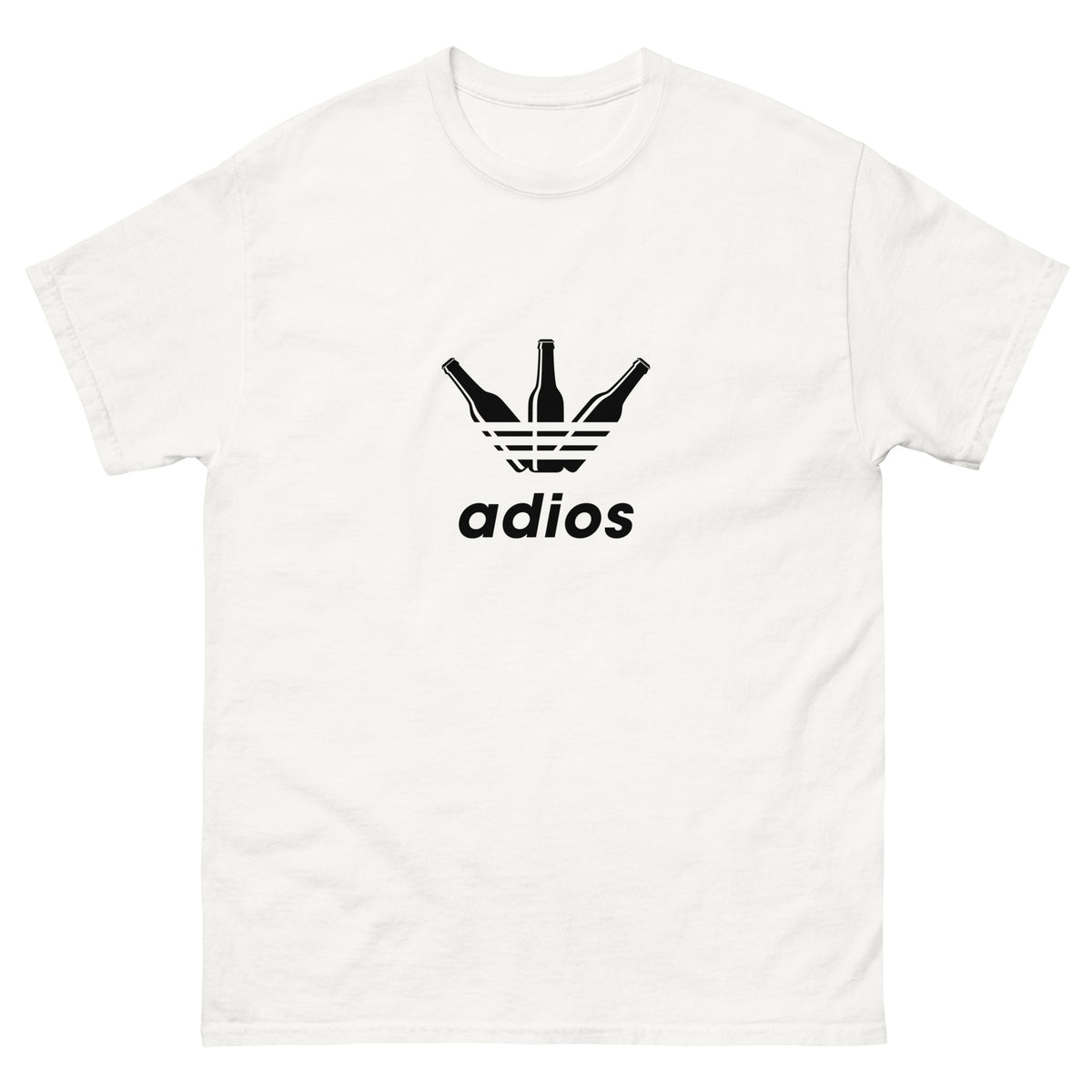 White T-shirt Adios Essential