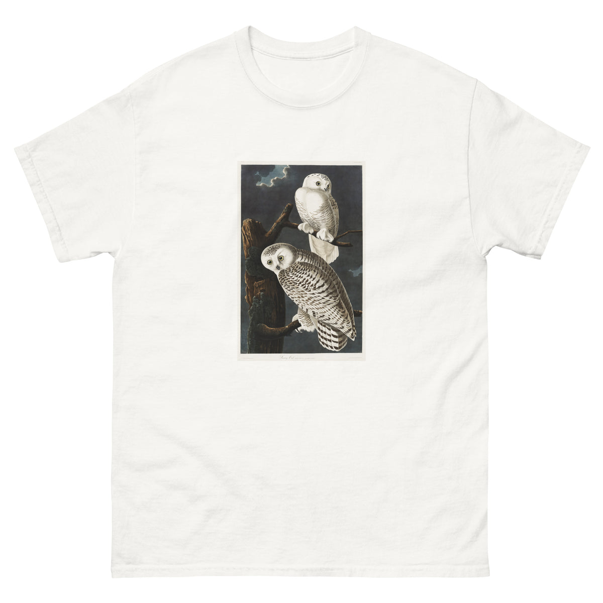 White T-shirt Snowy Owl Essential