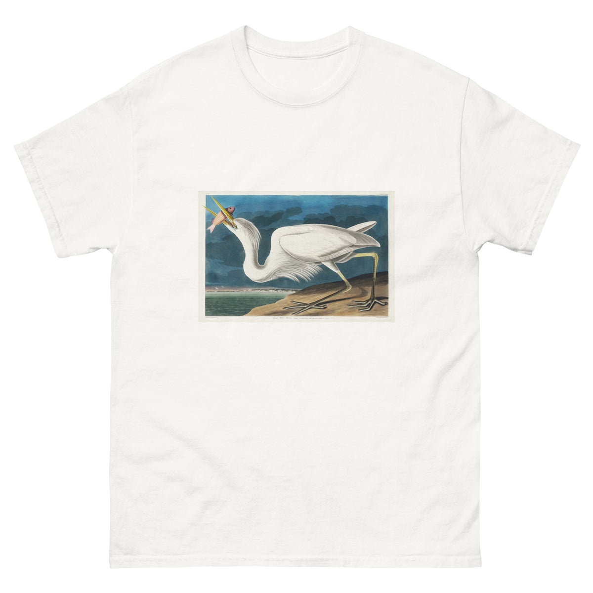 White T-shirt Great White Heron Essential