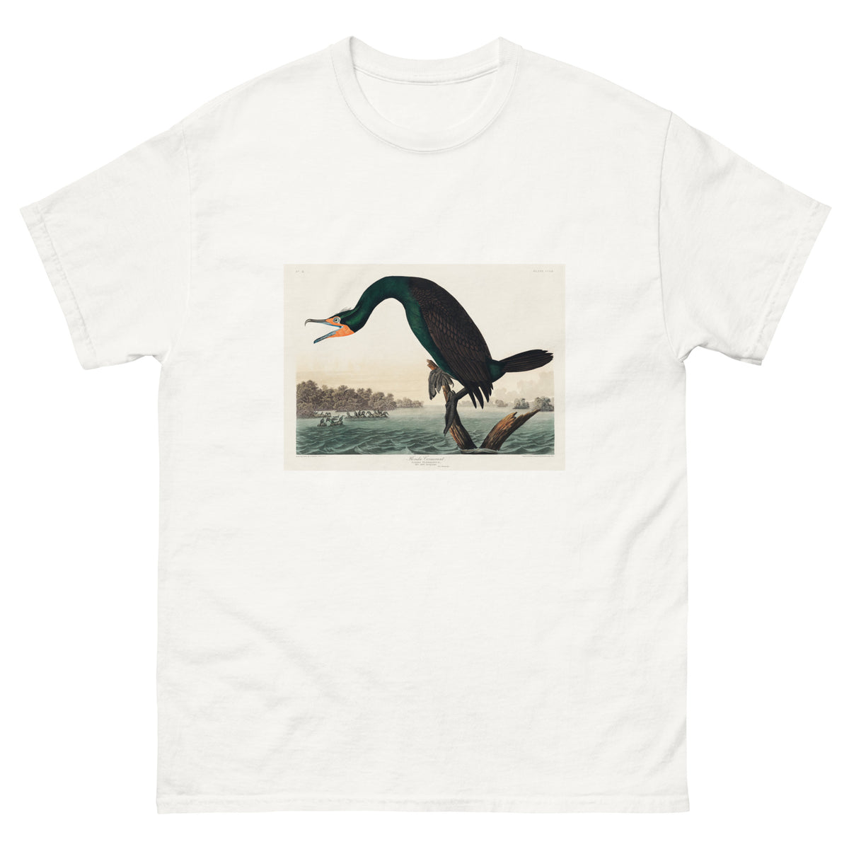 White T-shirt Florida Cormorant Essential