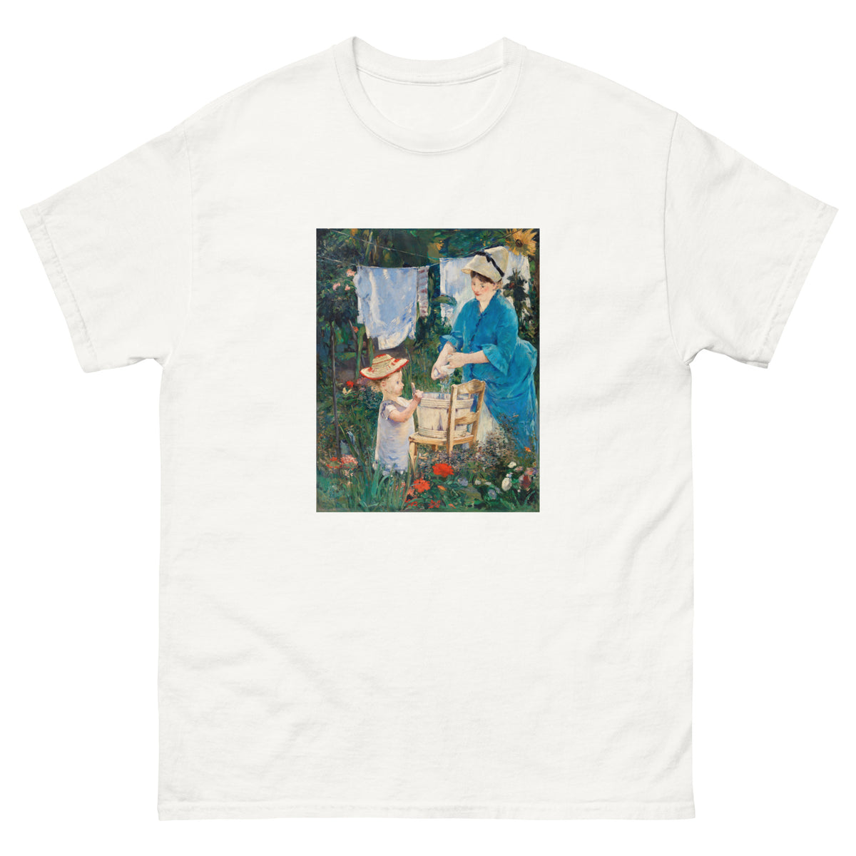 White T-shirt Laundry Le Linge Painting In High Resolution Essential