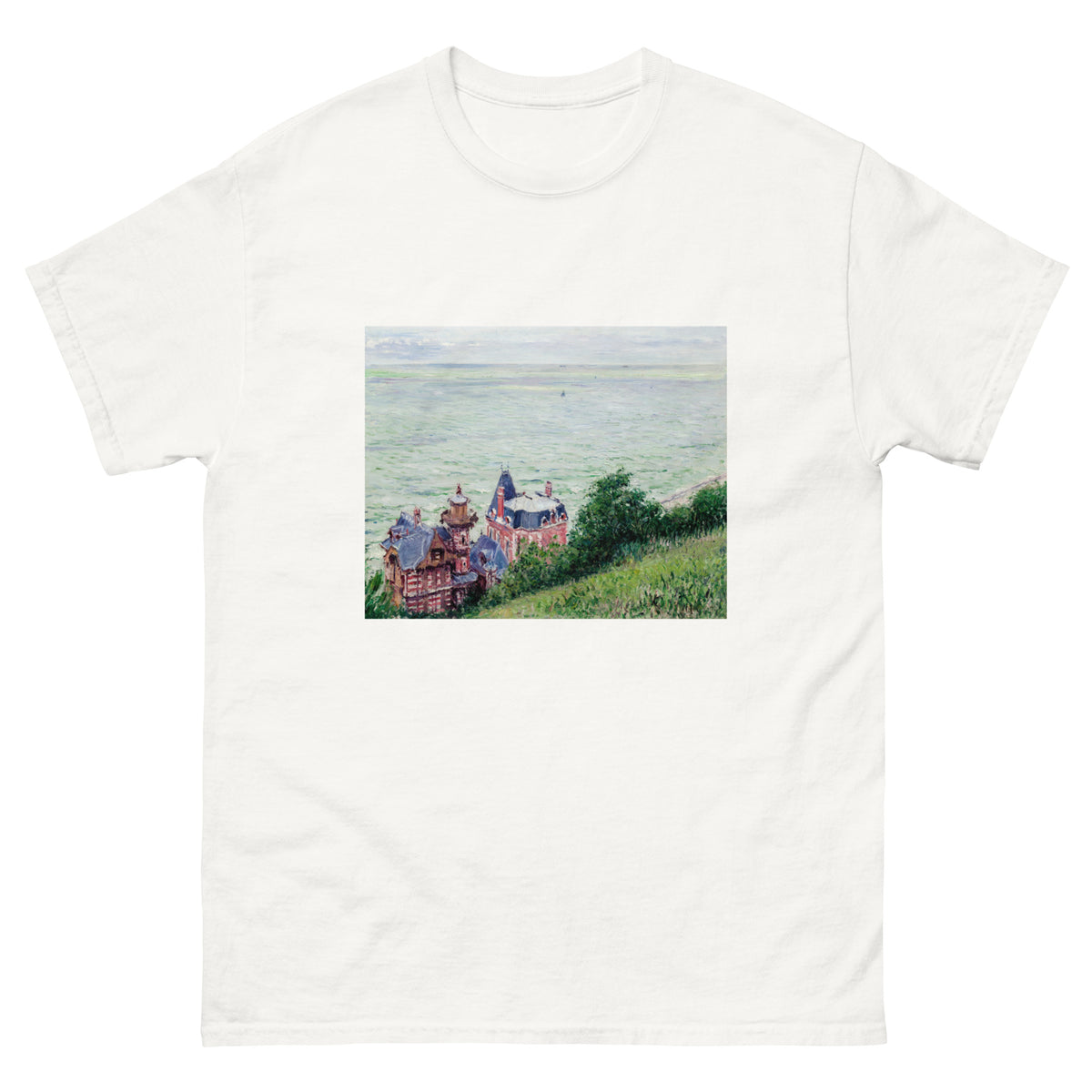 White T-shirt Villas At Trouville Painting In High Resolution Essential