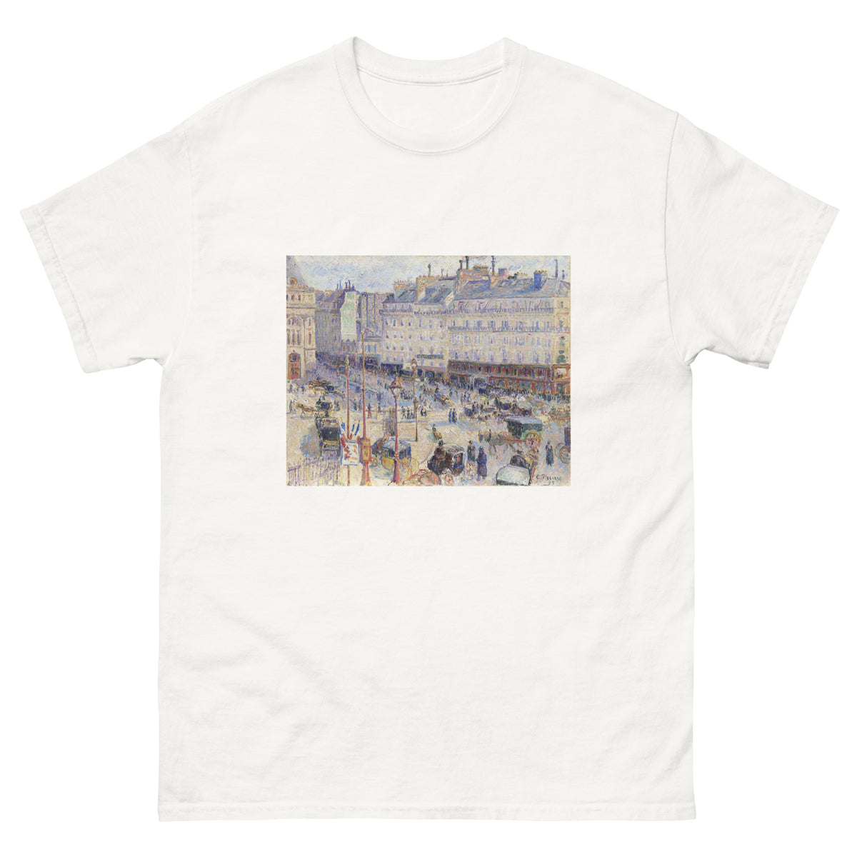 White T-shirt The Place Du Havre Paris Essential