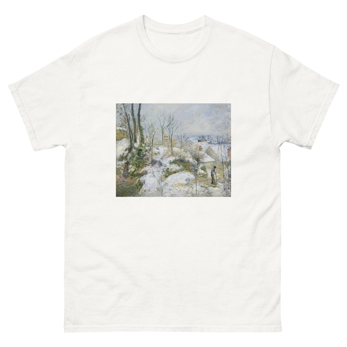 White T-shirt Rabbit Warren At Pontoise Snow Essential