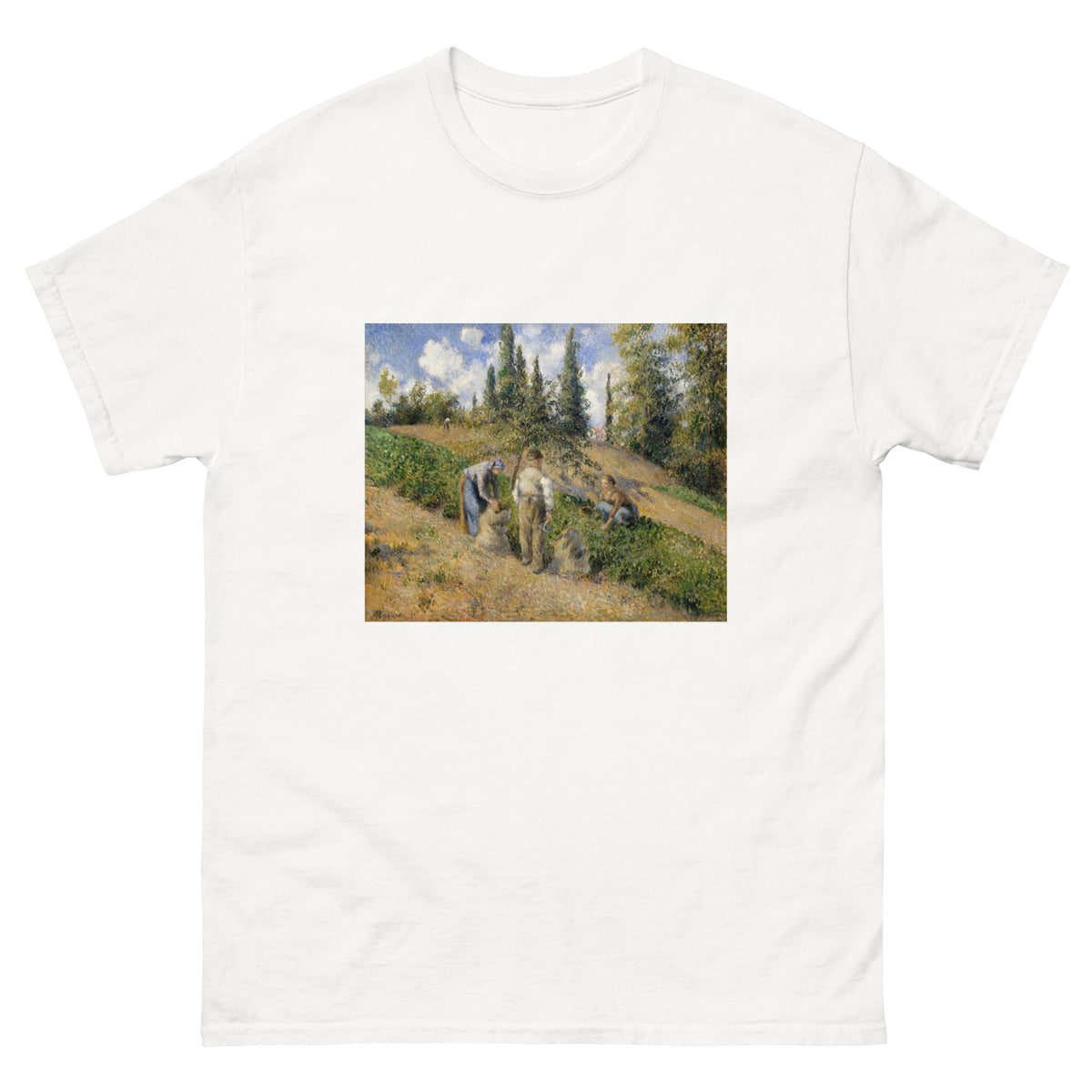 White T-shirt The Harvest Pontoise Essential