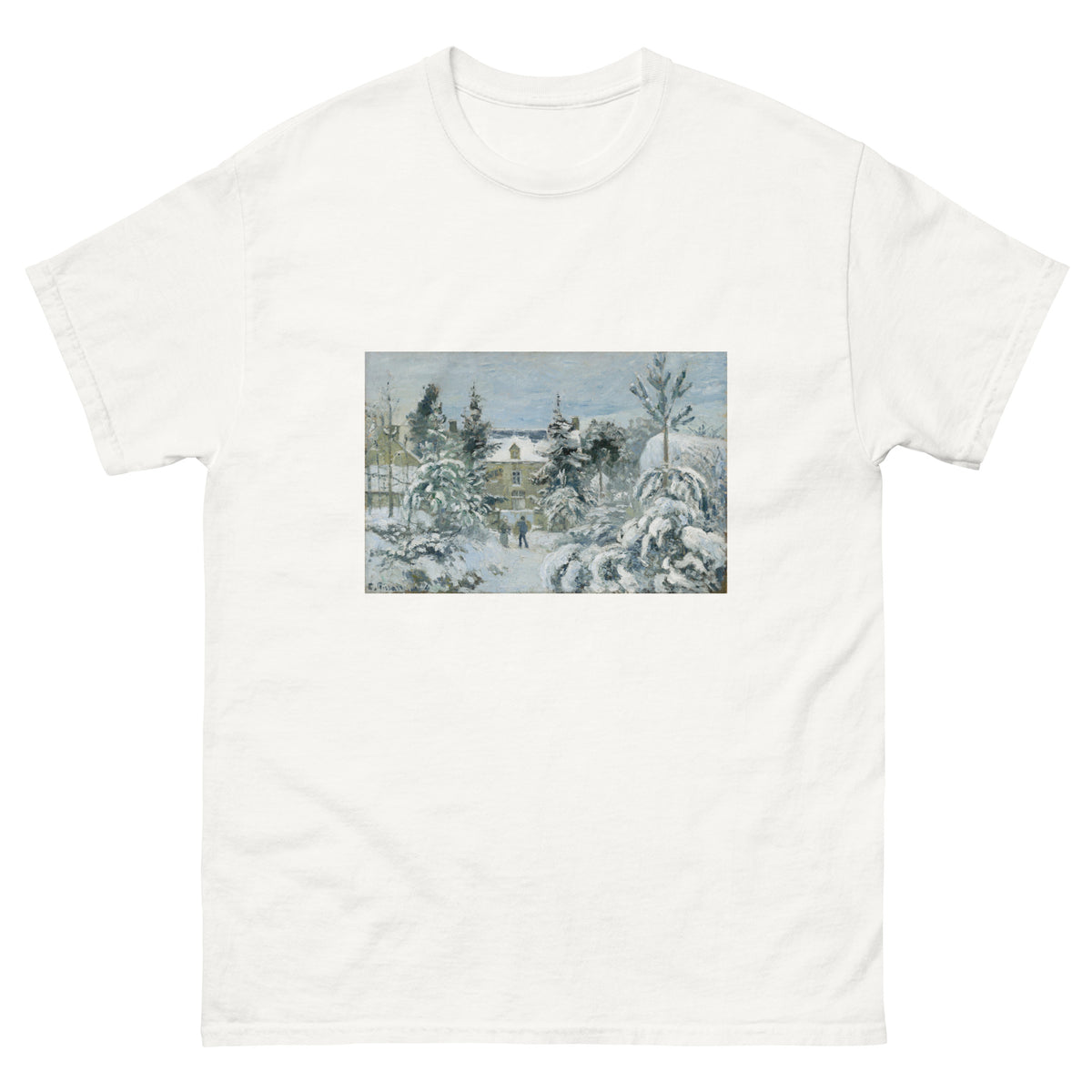 White T-shirt Piette House At Montfoucault Painting In High Resolution Essential