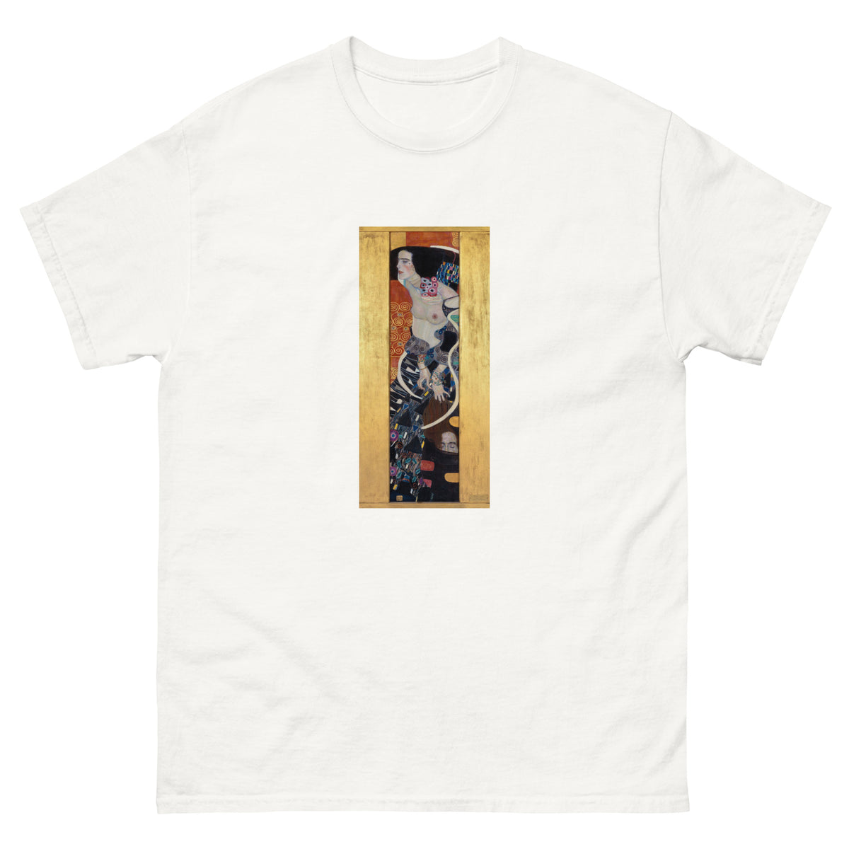 White T-shirt Gustav Klimt Judith II Famous Painting Essential