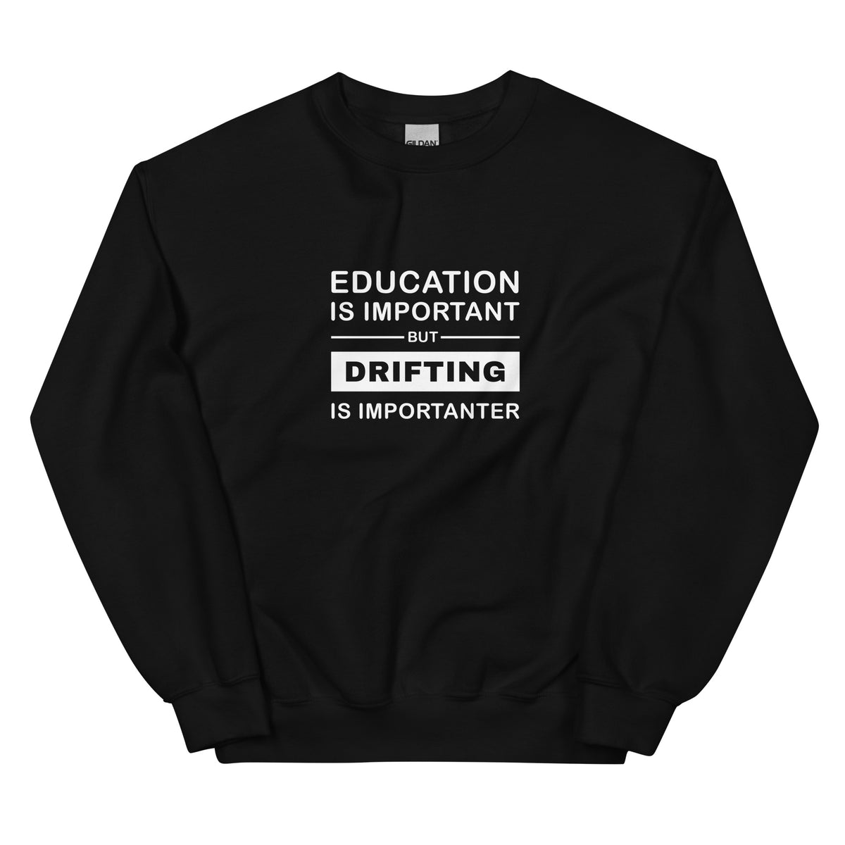 Black Sweater Drifting Is Importanter Essential