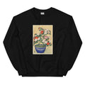 Black Sweater Blooming Azalea In Blue Pot - Ohara Koson 1920 Essential