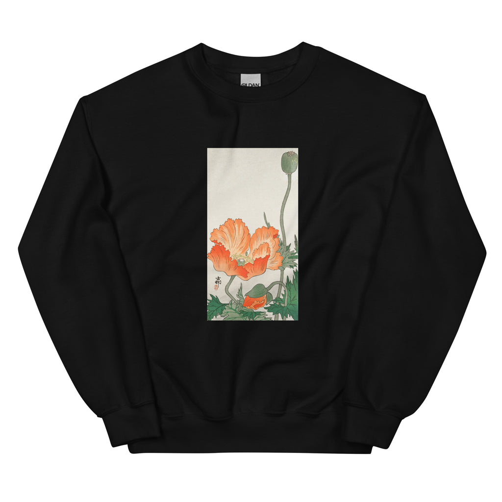 Black Sweater Birds And Plants - Ohara Koson 1900 Essential