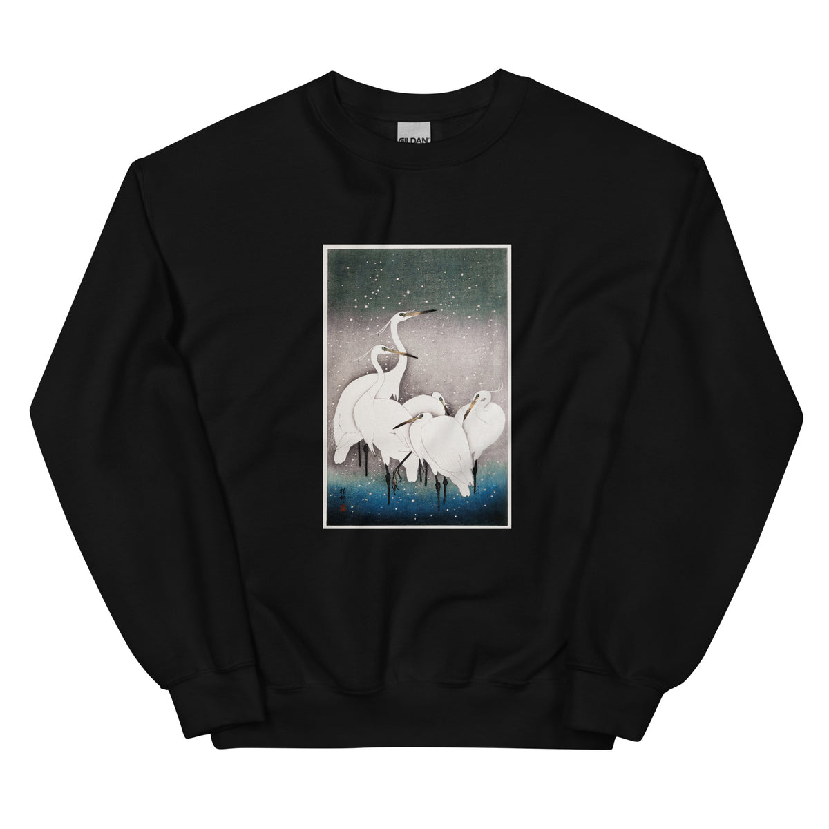 Black Sweater Group Of Egrets - Ohara Koson 1925 Essential
