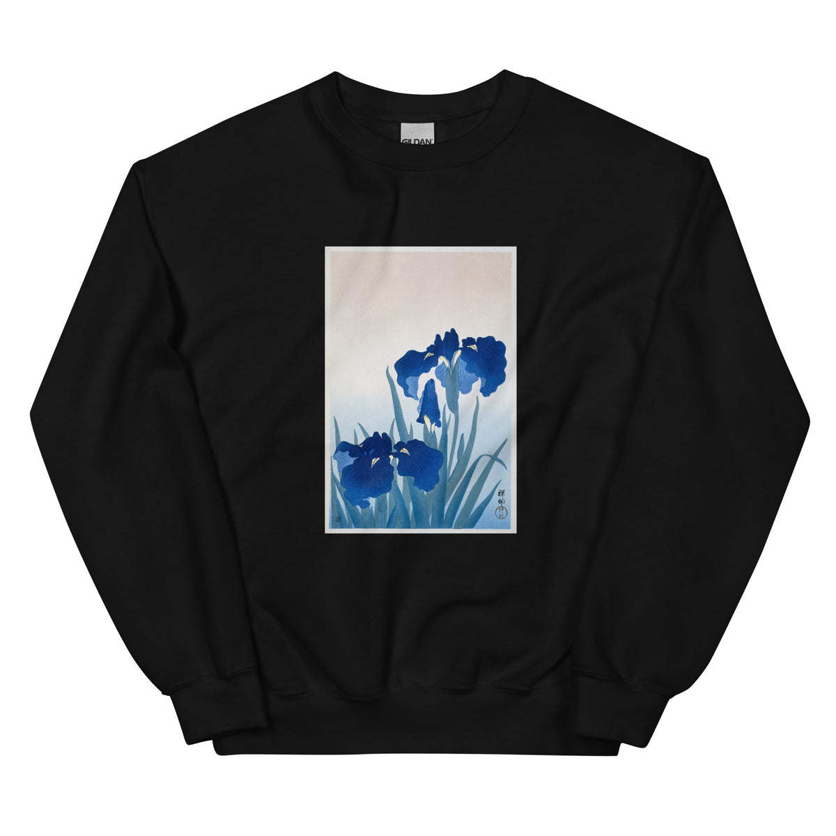 Black Sweater Iris Flowers - Ohara Koson 1925 Essential