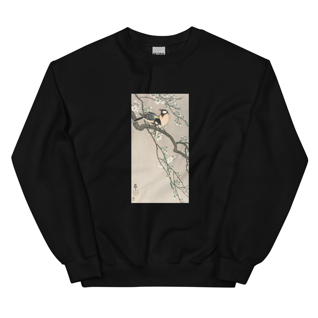 Black Sweater Tits On Cherry Branch Essential