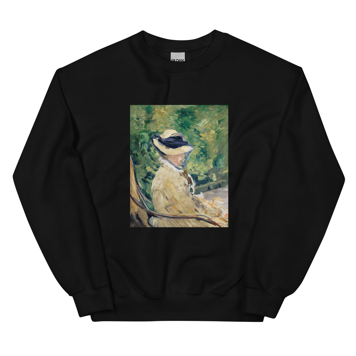 Black Sweater Madame Manet Suzanne Leenhoff 1830 1906 At Bellevue Painting In High Resolution Essential