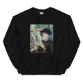 Black Sweater Woman Reading Painting In High Resolution Essential