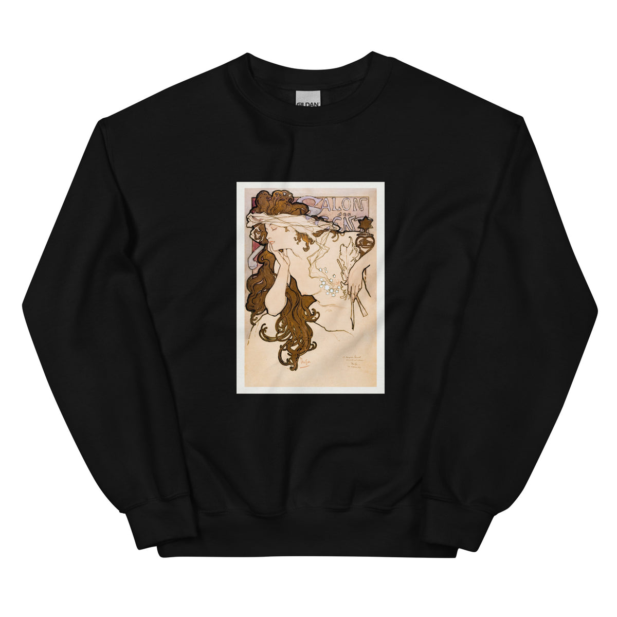 Black Sweater Salon Des Cent Poster Essential