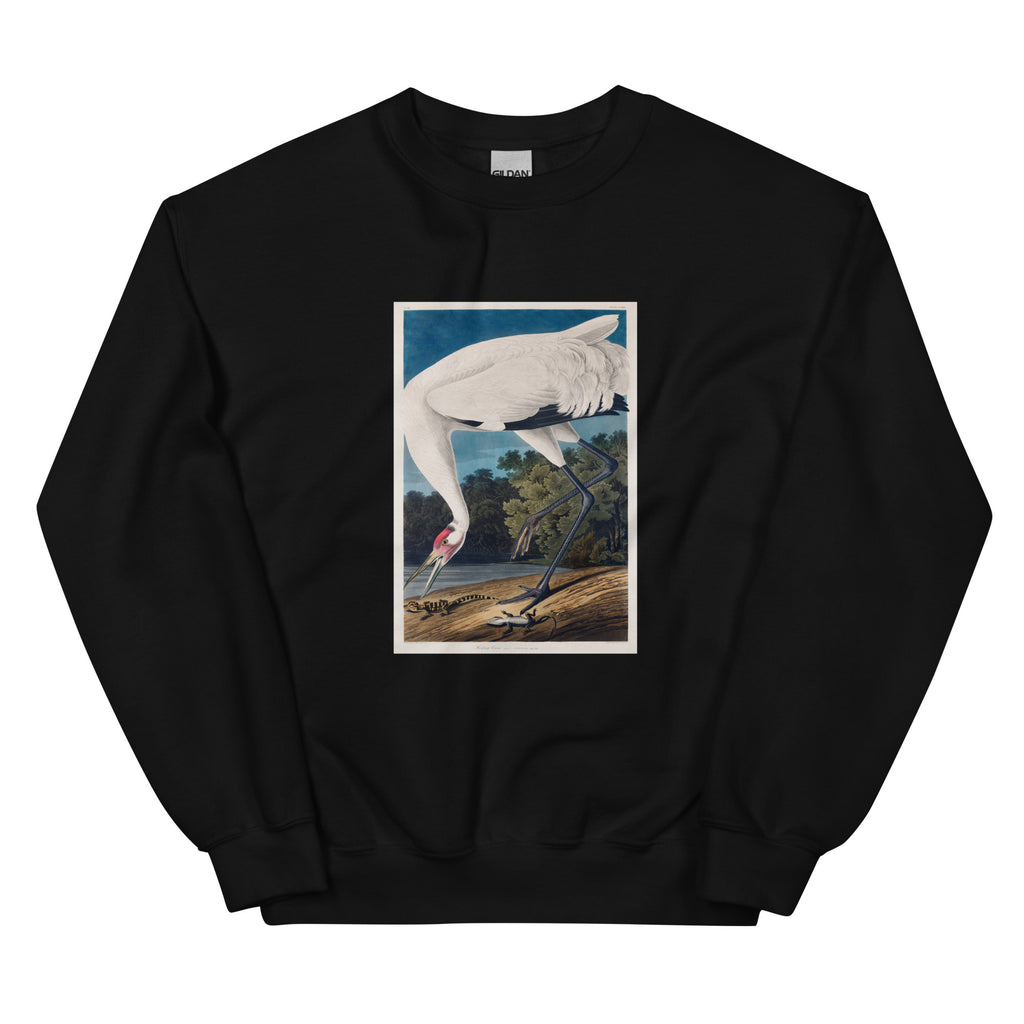 Black Sweater Hooping Crane Essential