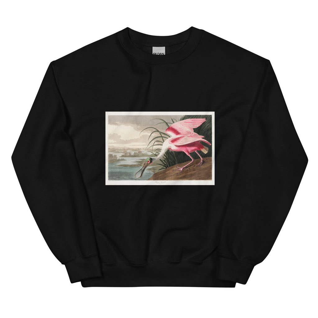 Black Sweater Roseate Spoonbill Essential