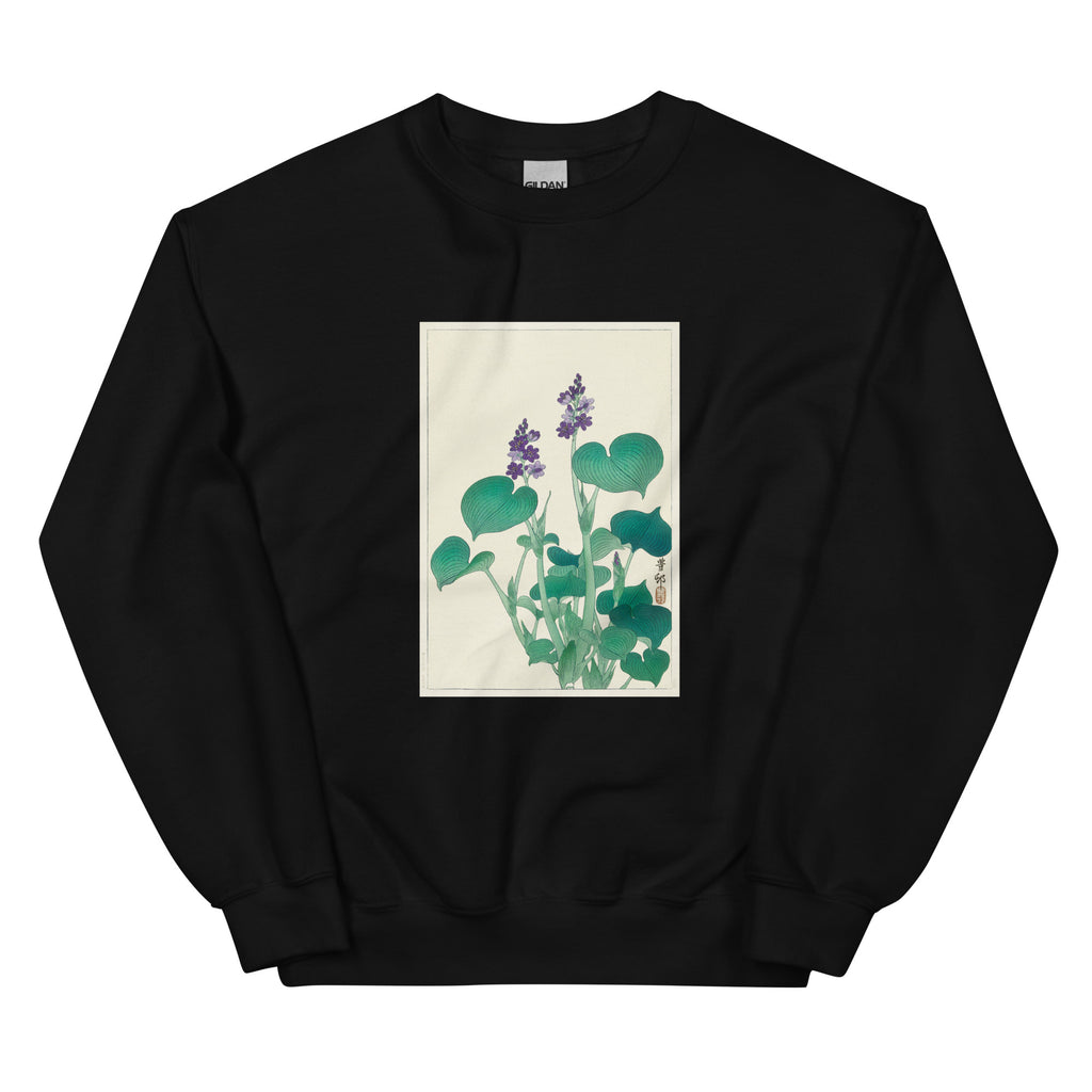 Black Sweater Blooming Hosta - Ohara Koson 1920 Essential